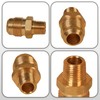 Everflow 3/8" Flare x 1/4" MIP Reducing Adapter Pipe Fitting; Brass F48R-3814